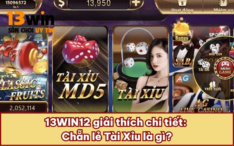 13WIN12 giải thích chi tiết: Chẵn lẻ Tài Xỉu là gì?