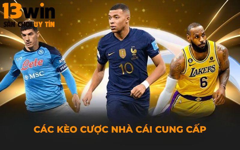 Các kèo cược nhà cái cung cấp