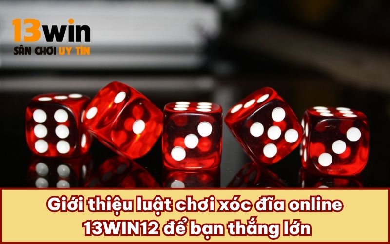 Giới thiệu luật chơi xóc đĩa online 13WIN12 để bạn thắng lớn