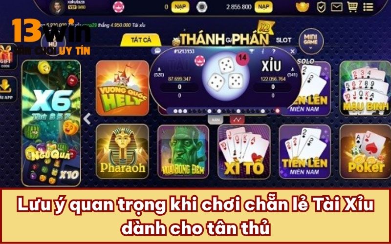Lưu ý quan trọng khi chơi chẵn lẻ Tài Xỉu dành cho tân thủ