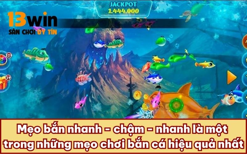 Mẹo bắn nhanh - chậm - nhanh là một trong những mẹo chơi bắn cá hiệu quả nhất