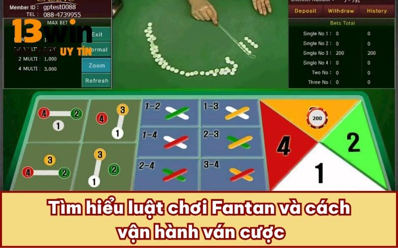 Tìm hiểu luật chơi Fantan và cách vận hành ván cược